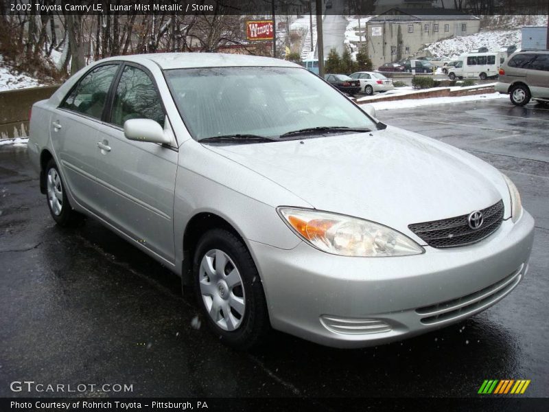 Lunar Mist Metallic / Stone 2002 Toyota Camry LE