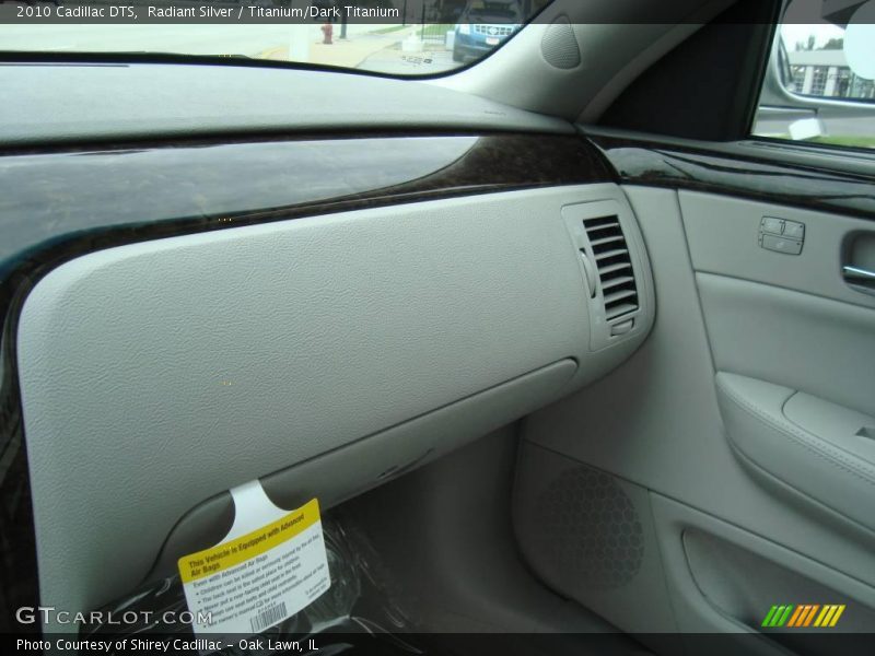 Radiant Silver / Titanium/Dark Titanium 2010 Cadillac DTS