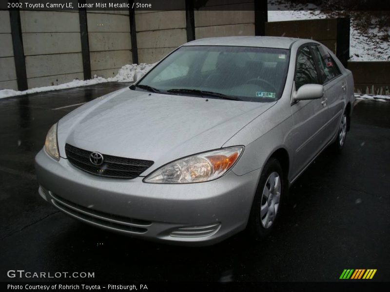 Lunar Mist Metallic / Stone 2002 Toyota Camry LE