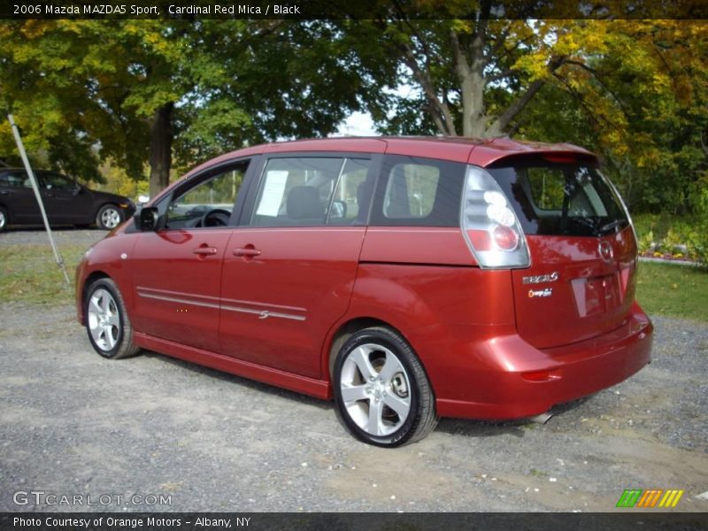 Cardinal Red Mica / Black 2006 Mazda MAZDA5 Sport