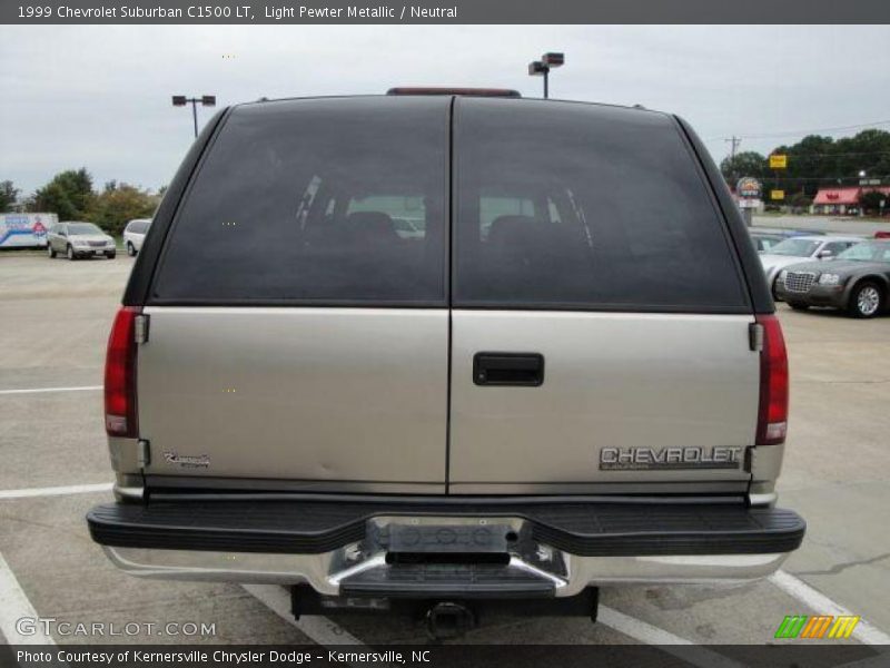 Light Pewter Metallic / Neutral 1999 Chevrolet Suburban C1500 LT