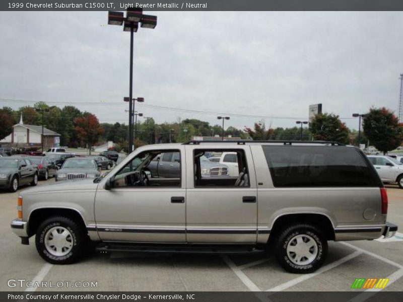 Light Pewter Metallic / Neutral 1999 Chevrolet Suburban C1500 LT