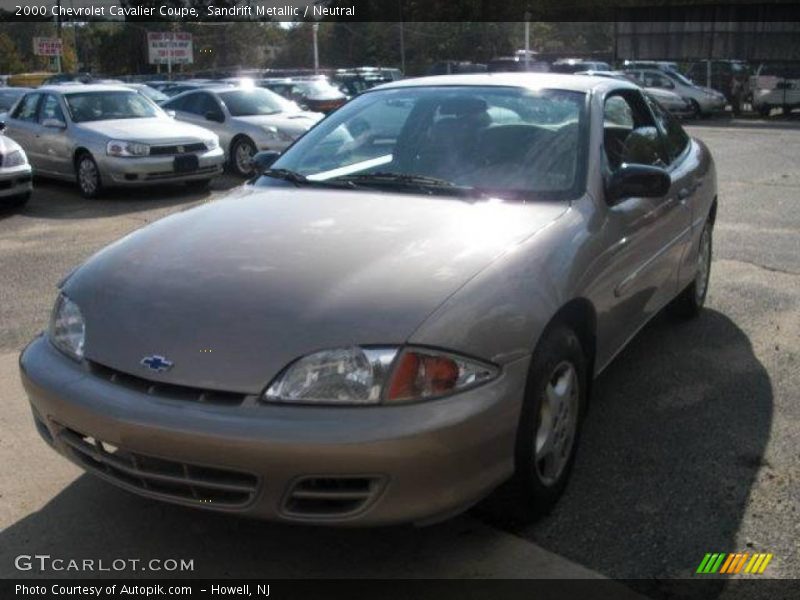 Sandrift Metallic / Neutral 2000 Chevrolet Cavalier Coupe