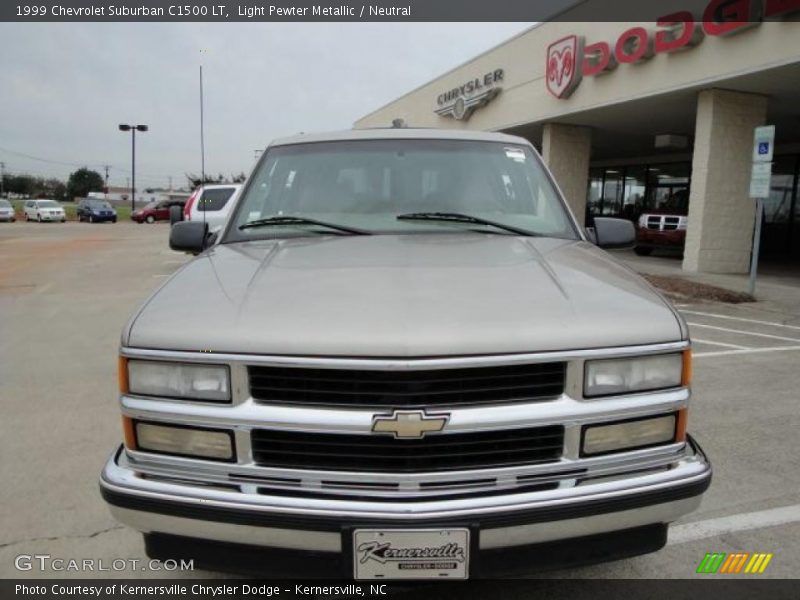 Light Pewter Metallic / Neutral 1999 Chevrolet Suburban C1500 LT