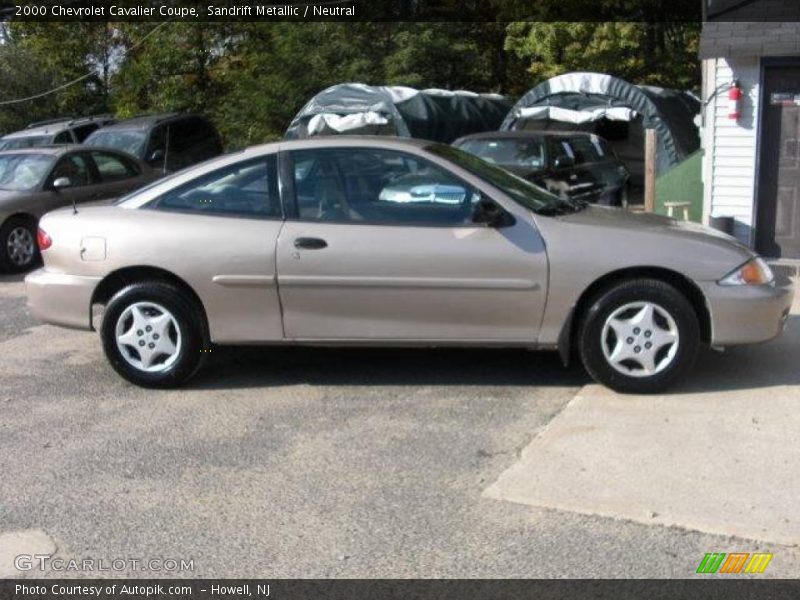 Sandrift Metallic / Neutral 2000 Chevrolet Cavalier Coupe