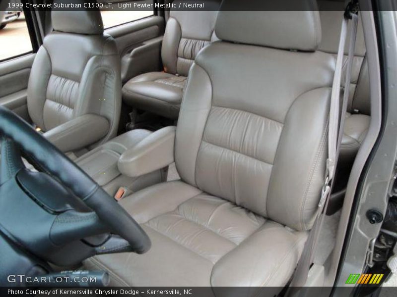 Light Pewter Metallic / Neutral 1999 Chevrolet Suburban C1500 LT