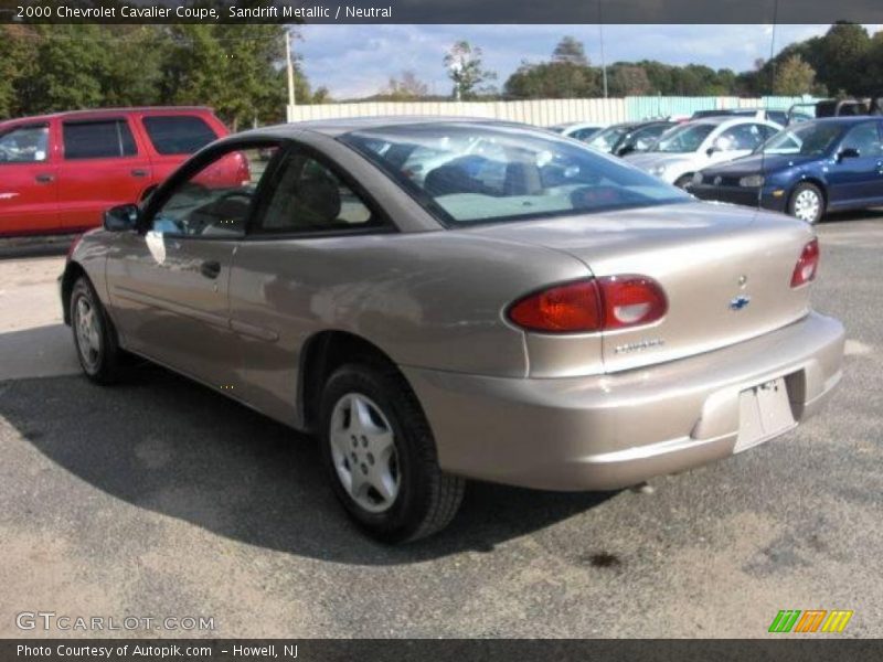 Sandrift Metallic / Neutral 2000 Chevrolet Cavalier Coupe