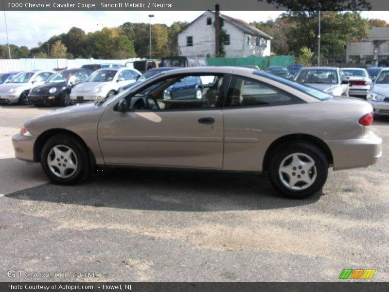 Sandrift Metallic / Neutral 2000 Chevrolet Cavalier Coupe