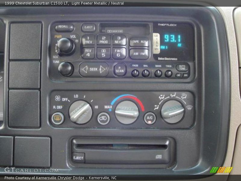 Light Pewter Metallic / Neutral 1999 Chevrolet Suburban C1500 LT