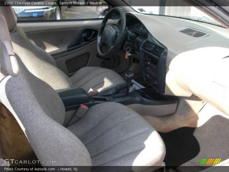 Sandrift Metallic / Neutral 2000 Chevrolet Cavalier Coupe