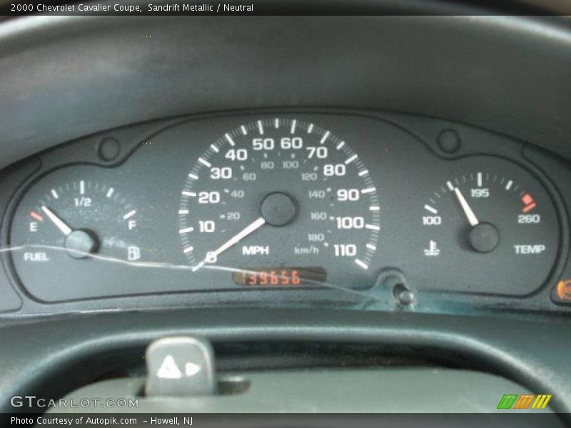 Sandrift Metallic / Neutral 2000 Chevrolet Cavalier Coupe