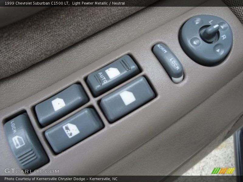 Light Pewter Metallic / Neutral 1999 Chevrolet Suburban C1500 LT
