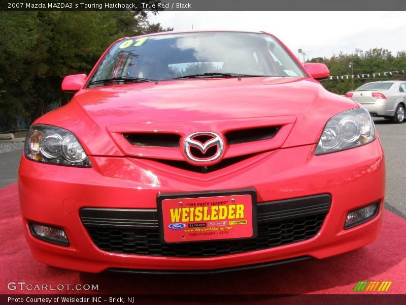 True Red / Black 2007 Mazda MAZDA3 s Touring Hatchback