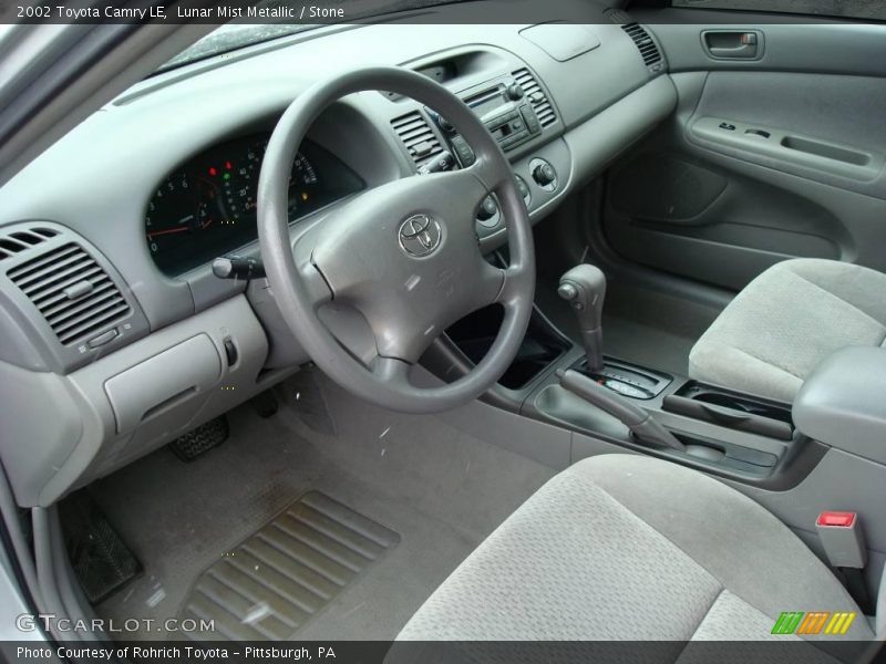 Lunar Mist Metallic / Stone 2002 Toyota Camry LE