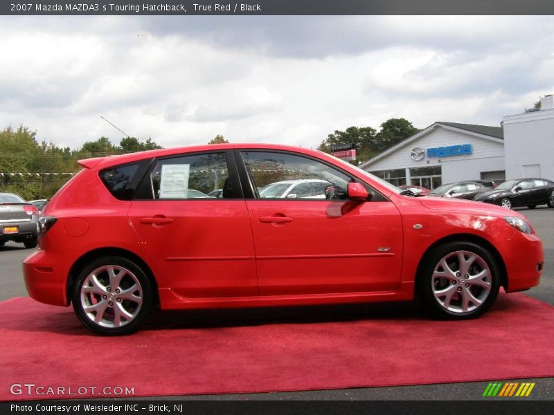 True Red / Black 2007 Mazda MAZDA3 s Touring Hatchback
