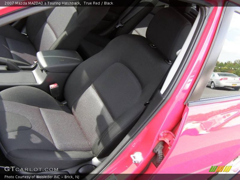 True Red / Black 2007 Mazda MAZDA3 s Touring Hatchback
