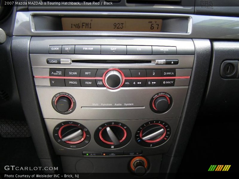 True Red / Black 2007 Mazda MAZDA3 s Touring Hatchback