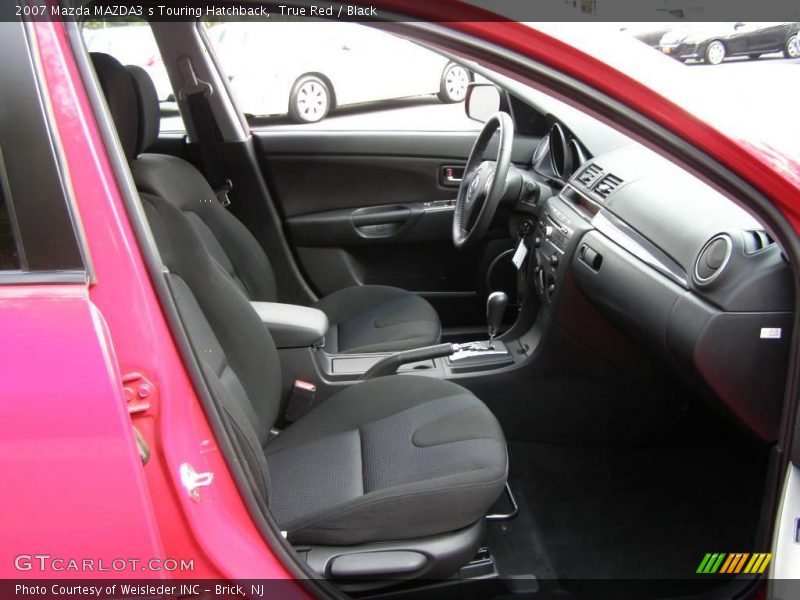 True Red / Black 2007 Mazda MAZDA3 s Touring Hatchback