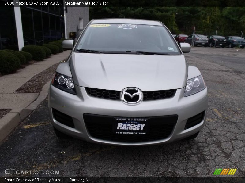 True Silver Metallic / Black 2008 Mazda CX-7 Sport AWD