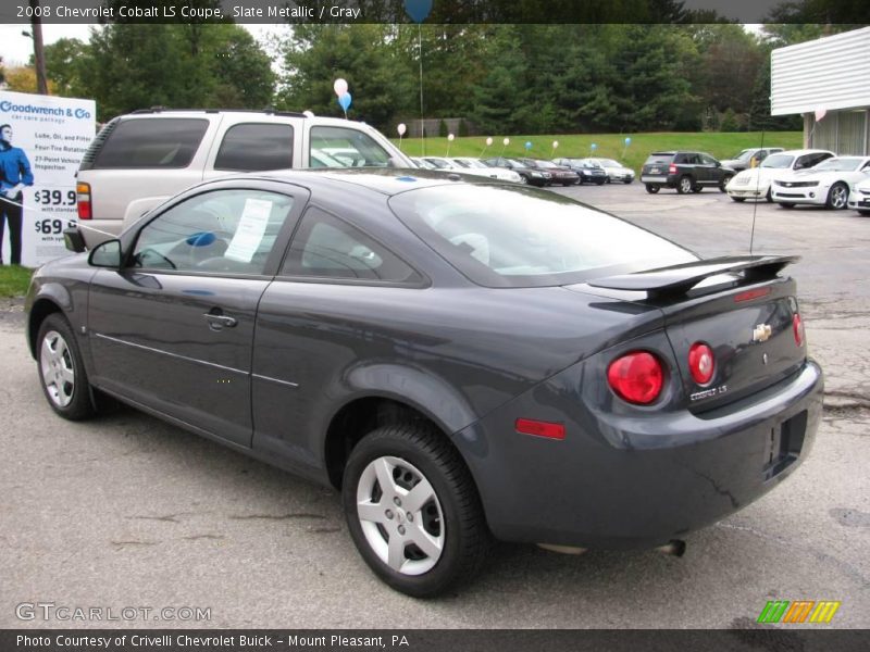 Slate Metallic / Gray 2008 Chevrolet Cobalt LS Coupe