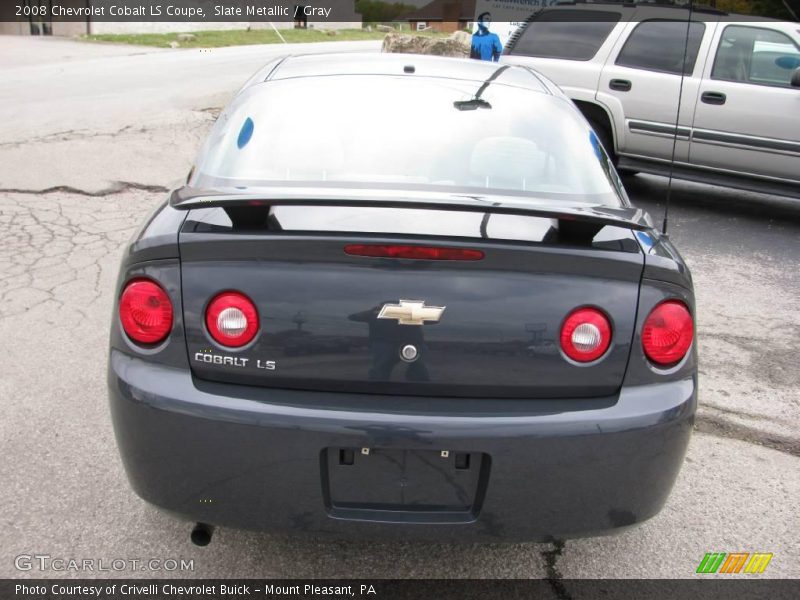 Slate Metallic / Gray 2008 Chevrolet Cobalt LS Coupe