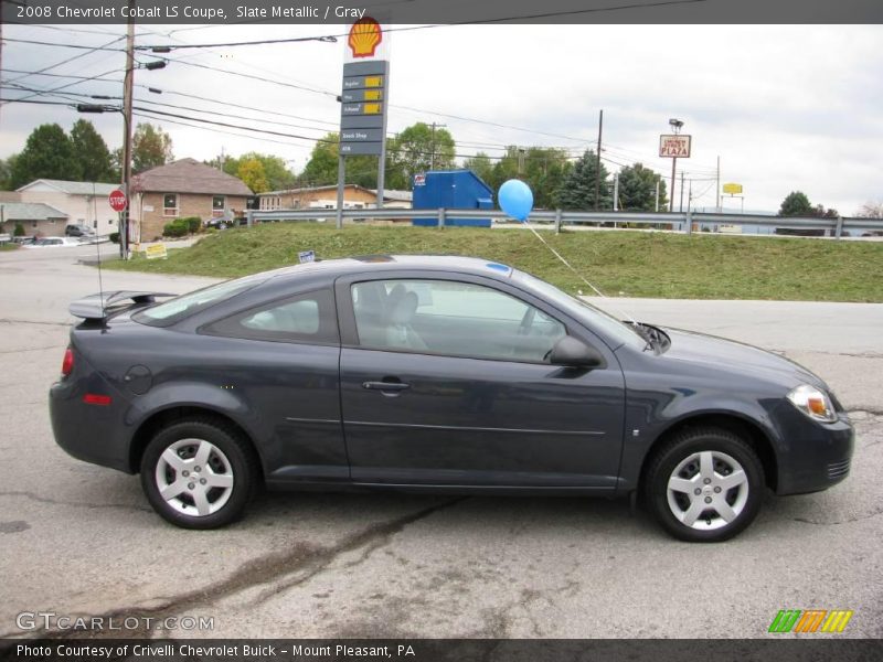 Slate Metallic / Gray 2008 Chevrolet Cobalt LS Coupe