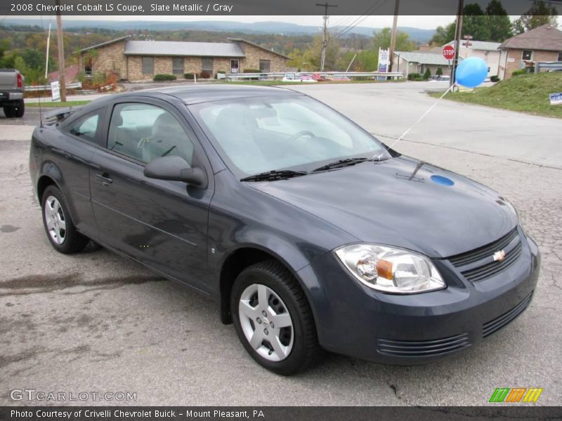 Slate Metallic / Gray 2008 Chevrolet Cobalt LS Coupe