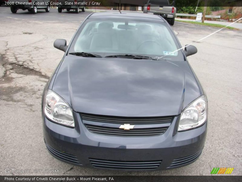 Slate Metallic / Gray 2008 Chevrolet Cobalt LS Coupe