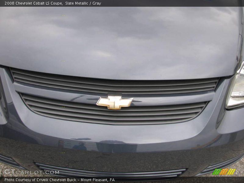 Slate Metallic / Gray 2008 Chevrolet Cobalt LS Coupe