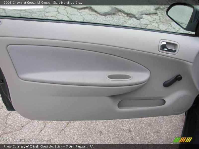 Slate Metallic / Gray 2008 Chevrolet Cobalt LS Coupe