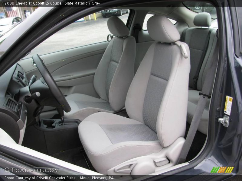Slate Metallic / Gray 2008 Chevrolet Cobalt LS Coupe