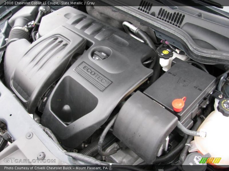 Slate Metallic / Gray 2008 Chevrolet Cobalt LS Coupe