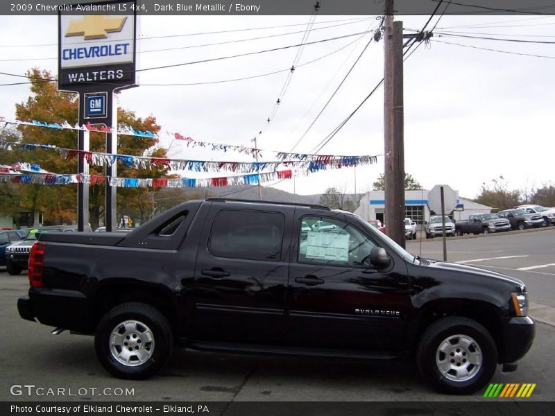 Dark Blue Metallic / Ebony 2009 Chevrolet Avalanche LS 4x4