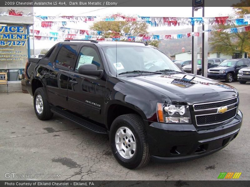 Dark Blue Metallic / Ebony 2009 Chevrolet Avalanche LS 4x4