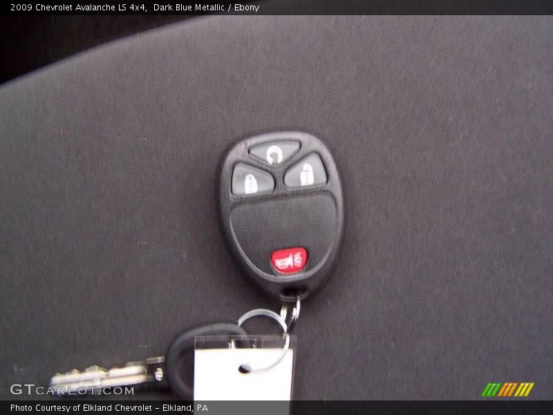 Dark Blue Metallic / Ebony 2009 Chevrolet Avalanche LS 4x4
