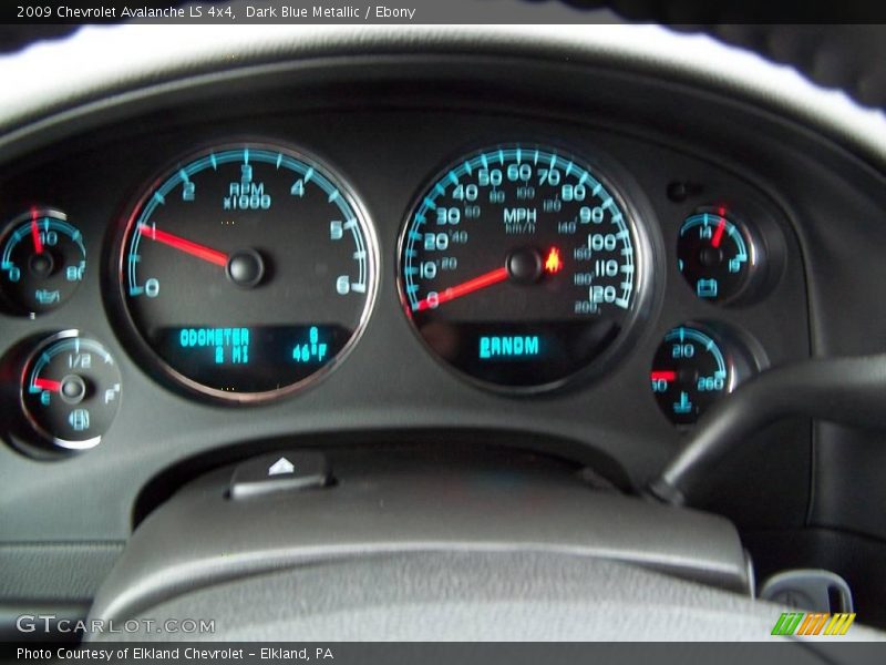 Dark Blue Metallic / Ebony 2009 Chevrolet Avalanche LS 4x4