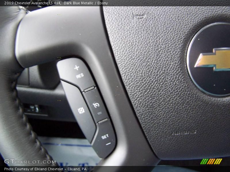 Dark Blue Metallic / Ebony 2009 Chevrolet Avalanche LS 4x4