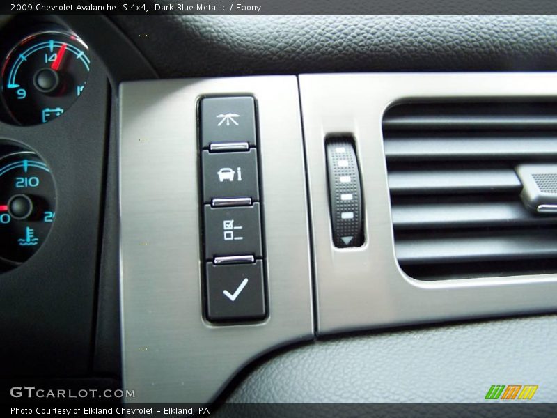 Dark Blue Metallic / Ebony 2009 Chevrolet Avalanche LS 4x4