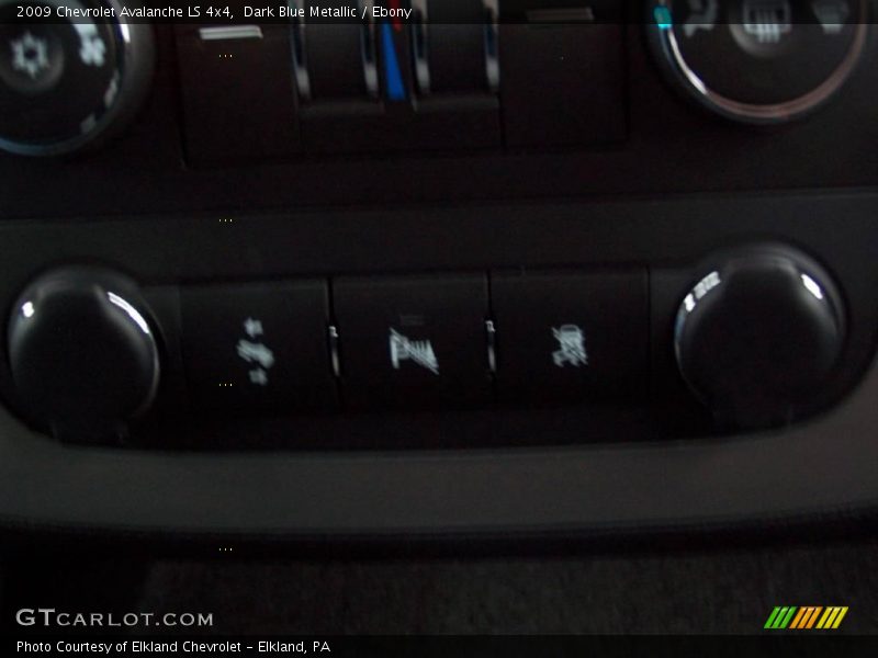Dark Blue Metallic / Ebony 2009 Chevrolet Avalanche LS 4x4