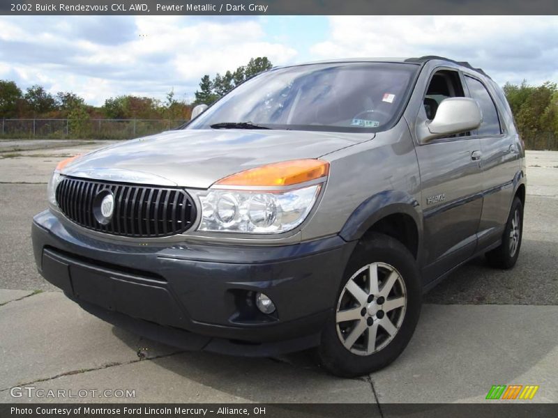 Pewter Metallic / Dark Gray 2002 Buick Rendezvous CXL AWD