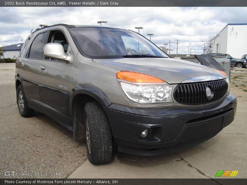 Pewter Metallic / Dark Gray 2002 Buick Rendezvous CXL AWD