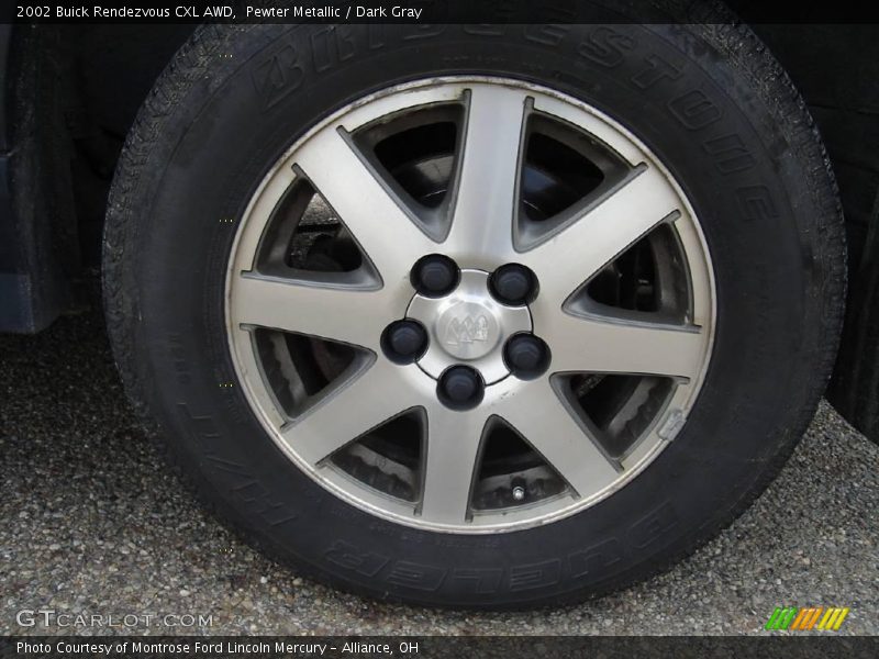 Pewter Metallic / Dark Gray 2002 Buick Rendezvous CXL AWD