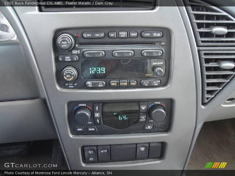 Pewter Metallic / Dark Gray 2002 Buick Rendezvous CXL AWD