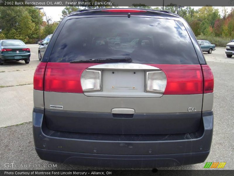 Pewter Metallic / Dark Gray 2002 Buick Rendezvous CXL AWD