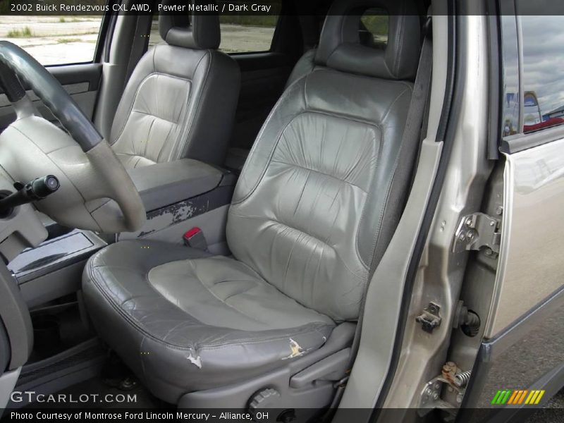 Pewter Metallic / Dark Gray 2002 Buick Rendezvous CXL AWD