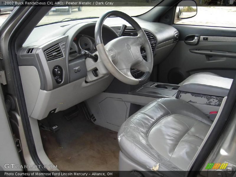 Pewter Metallic / Dark Gray 2002 Buick Rendezvous CXL AWD