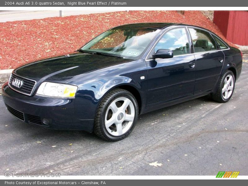 Night Blue Pearl Effect / Platinum 2004 Audi A6 3.0 quattro Sedan
