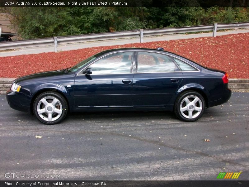 Night Blue Pearl Effect / Platinum 2004 Audi A6 3.0 quattro Sedan