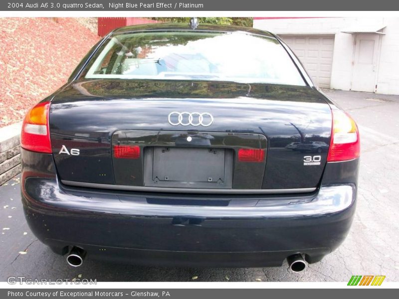 Night Blue Pearl Effect / Platinum 2004 Audi A6 3.0 quattro Sedan