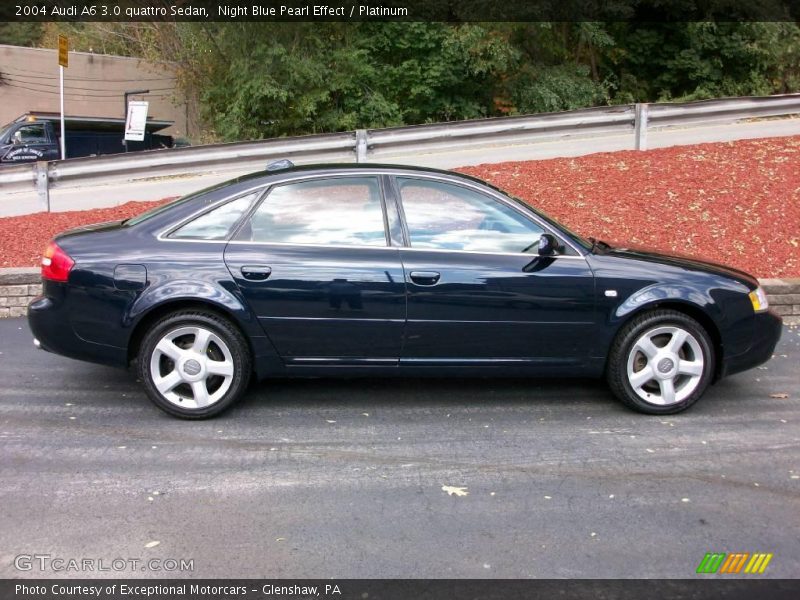 Night Blue Pearl Effect / Platinum 2004 Audi A6 3.0 quattro Sedan